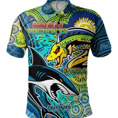 Parramatta Eels Vs Sharkies CustomPolo Shirt - The Best of The Best Polo Ahirt