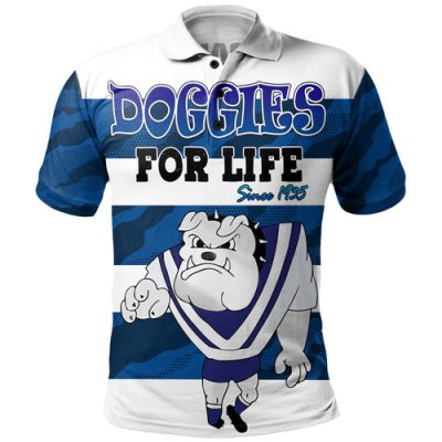 Canterbury-Bankstown Bulldogs Custom Polo Shirt - Bulldogs Supporter Polo Shirt