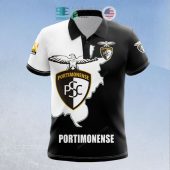 Portimonense SC Black White Polo Shirt V1