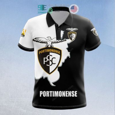 Portimonense SC Black White Polo Shirt V1