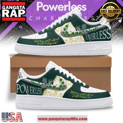 Powerless Lauren Roberts Limited Edition Air Force 1 Running Sneakers Shoes