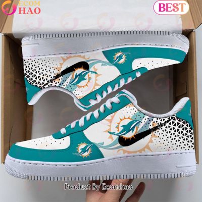PREMIUM] Miami Dolphins Air Force 1 Shoes, Sneakers