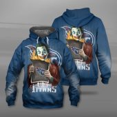 NFL Tennessee Titans Joker Navy Blue Pullover Hoodie
