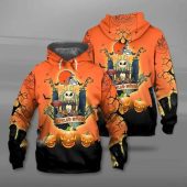 NFL Cleveland Browns Jack Skellington Halloween Pullover Hoodie V3