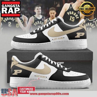 Purdue Boilermakers 2025 Limited Edition Air Force 1 Running Sneakers Shoes