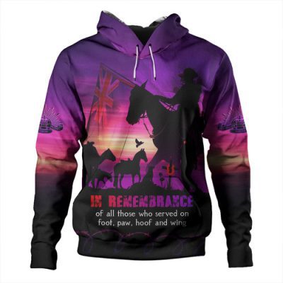 Australia Anzac Hoodie - Honouring All Those Who Served Hoodie