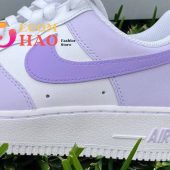 Purple Paradise Air Force 1 Custom Shoes Bright Rocking Picture - demo10