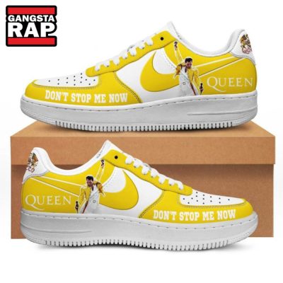 Queen Don?t Stop Me Now Freddie Mercury Air Force 1 Sneakers Shoes