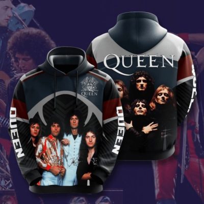 Queen Rock Band Members Pullover Hoodie V2