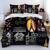 Queen Rock Band Albums Bedding Set