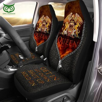 Queen Rock Band Get In Shut Down Car Seat Covers