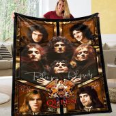 Queen Rock Band Quilt Blanket