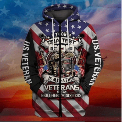 250 Year Anniversary Men's Graphic Prints National Flag 3D Hoodie Zip Hoodie Tshirt