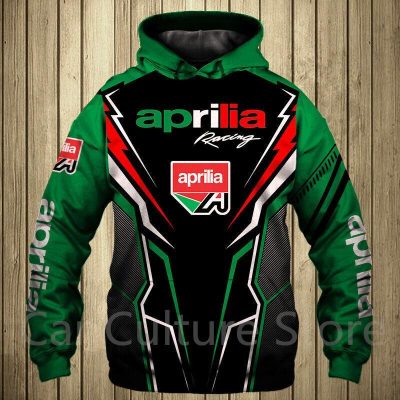 Aprilia Green Black Pullover Hoodie