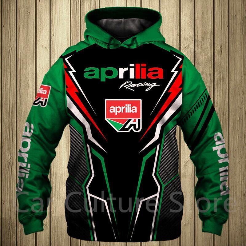 Aprilia Green Black Pullover Hoodie Aprilia Green Black Pullover Hoodie