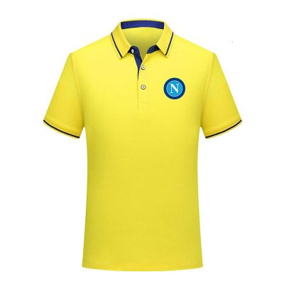 SSC Napoli Basic Yellow Polo Shirt