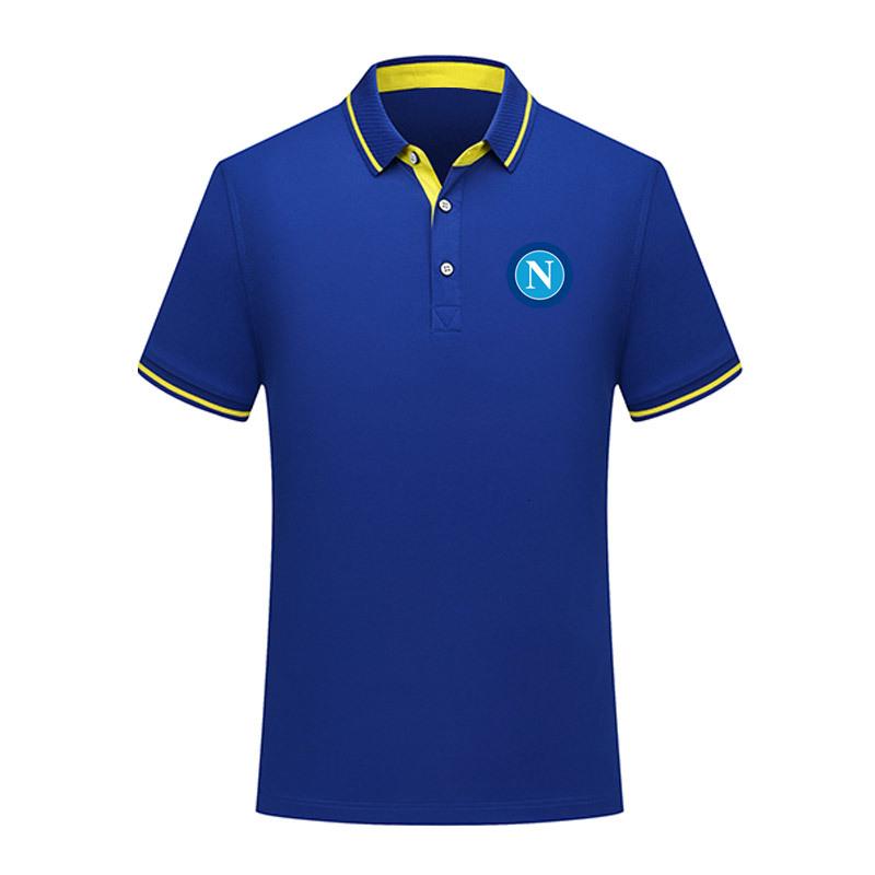 SSC Napoli Basic Blue Polo Shirt SSC Napoli Basic Blue Polo Shirt