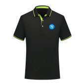 SSC Napoli Basic Black Polo Shirt