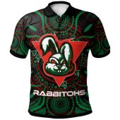 Australia Rabbitohs Polo Shirt - Custom Australia Rabbitohs Ball Polo Shirt