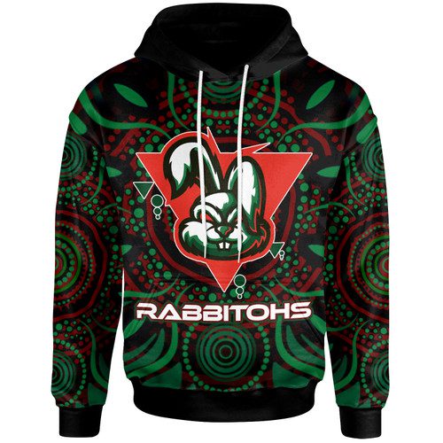 South Sydney Rabbitohs Hoodie - South Sydney Rabbitohs Aboriginal Inspired Hoodie South Sydney Rabbitohs Hoodie - South Sydney Rabbitohs Aboriginal Inspired Hoodie