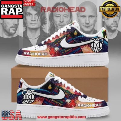 Radiohead Against Demons Limited Edition Air Force 1 Sneakers Shoes
