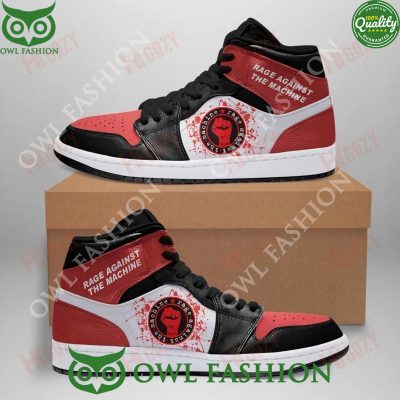 Rage Against The Machine Rock Band Music Air Jordan Sneaker Shoes Sport