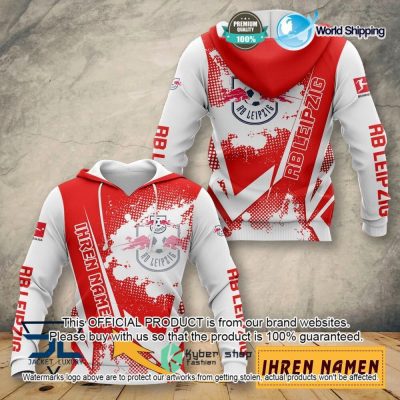 RB Leipzig Custom Name Pullover Hoodie