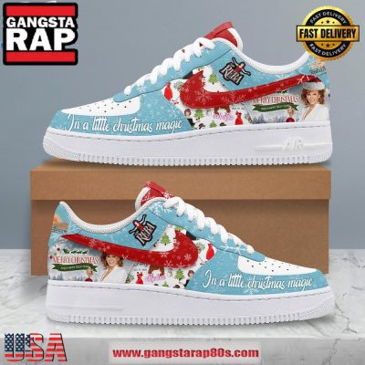 Reba McEntire Merry Christmas Air Force 1 Running Sneakers Shoes