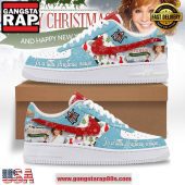 Reba McEntire Merry Christmas Air Force 1 Running Sneakers Shoes