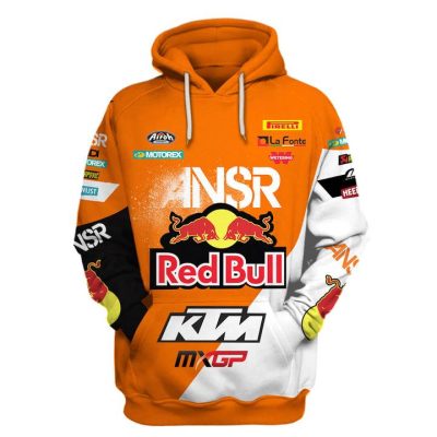 KTM Motorcycles Red Bull Pullover Hoodie V1