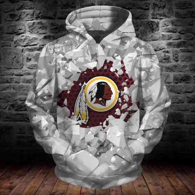 NFL Washington Redskins Professional Grey Pullover Hoodie