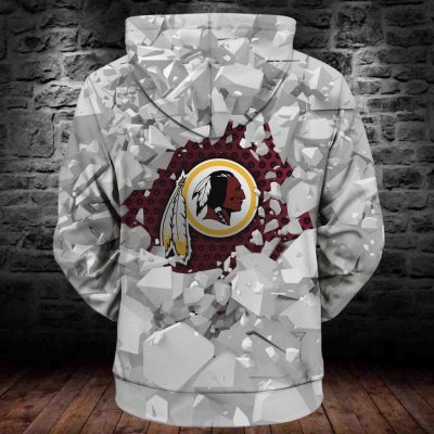 NFL Washington Redskins Professional Grey Pullover Hoodie