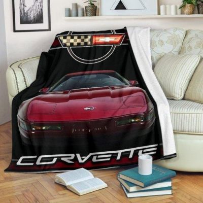 Chevrolet Corvette Fleece Blanket V3