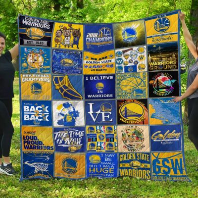 NBA Golden State Warriors Quilt Blanket V1