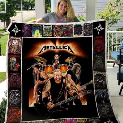 Metallica Fan Gift Quilt Blanket