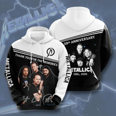 Metallica 39th Anniversary Pullover Hoodie