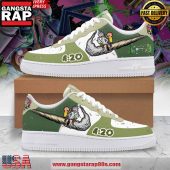 Rick and Morty Trippin 420 Limited Edition Air Force 1 Running Sneakers Shoes