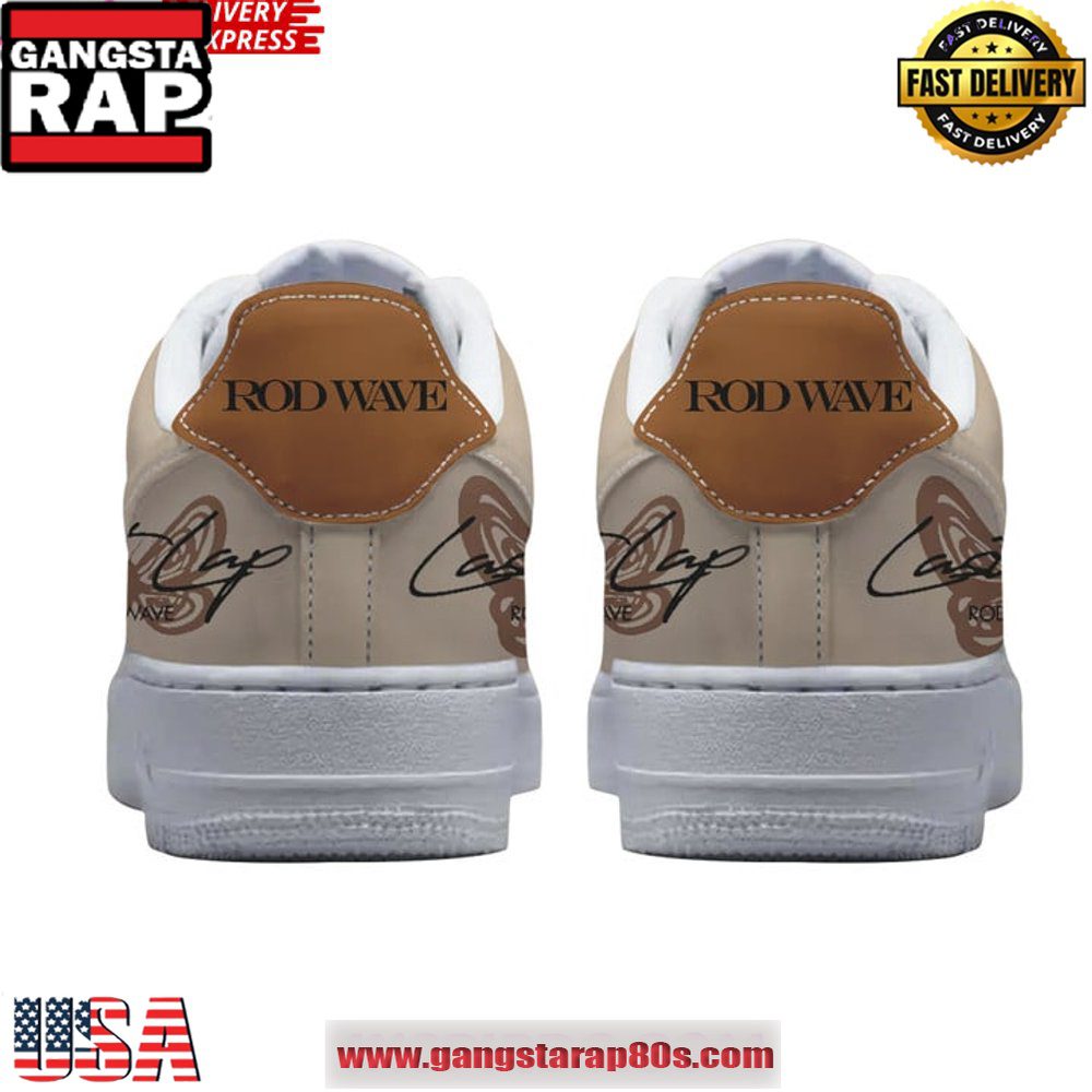 Rod Wave Limited Edition Air Force 1 Running Sneakers Shoes Rod Wave Limited Edition Air Force 1 Running Sneakers Shoes