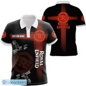 Royal Enfield Custom Name Black Polo Shirt