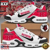 NCAA Custom Name Rutgers Football Mascot Symbol Air Max Plus Shoes Running Sneakers