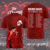 Romantic Tour - Bruno Mars Tour 3D Shirt and Hoodie