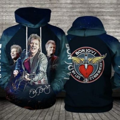 Bon Jovi Special Design Pullover Hoodie