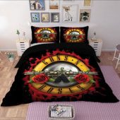 Guns N' Roses Black Bedding Set V1