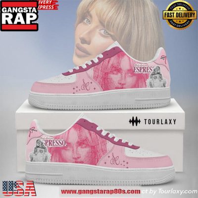 Sabrina Carpenter Espresso Limited Edition Air Force 1 Running Sneakers Shoes