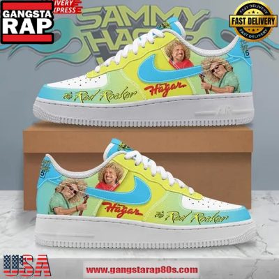 Sammy Hagar Red Rocker Limited Edition Air Force 1 Sneakers Shoes