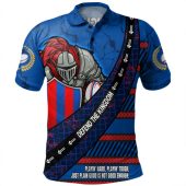 Newcastle Knights Sport Polo Shirt - Theme Song For Rugby With Sporty Style