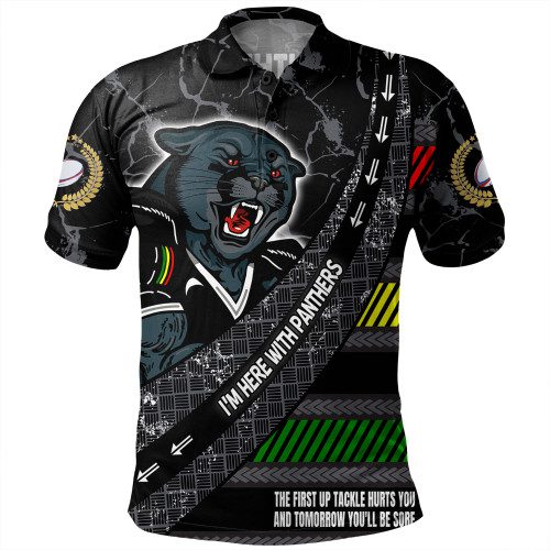 Penrith Panthers Polo Shirt - Theme Song For Rugby With Sporty Style Penrith Panthers Polo Shirt - Theme Song For Rugby With Sporty Style