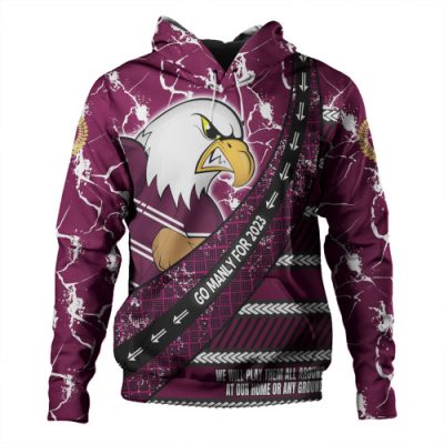 Manly Warringah Sea Eagles Hoodie - Theme Song For Rugby With Sporty Style