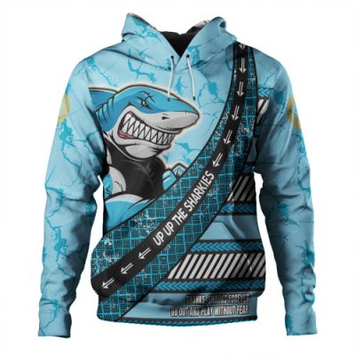 Cronulla-Sutherland Sharks Hoodie - Theme Song For Rugby With Sporty Style