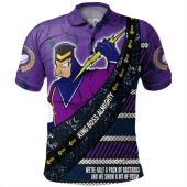 Melbourne Storm Polo Shirt - Theme Song For Rugby With Sporty Style